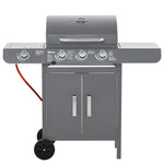 Outsunny Gas Barbecue Grill 3+1 Burner Garden Bbq Large Cooking Area