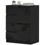HOMCOM 4 Drawer Chest Of Drawers For Bedroom, 60 X 40 X 85cm