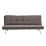 Britney Linen Sofa Bed 3 Seater | Brown