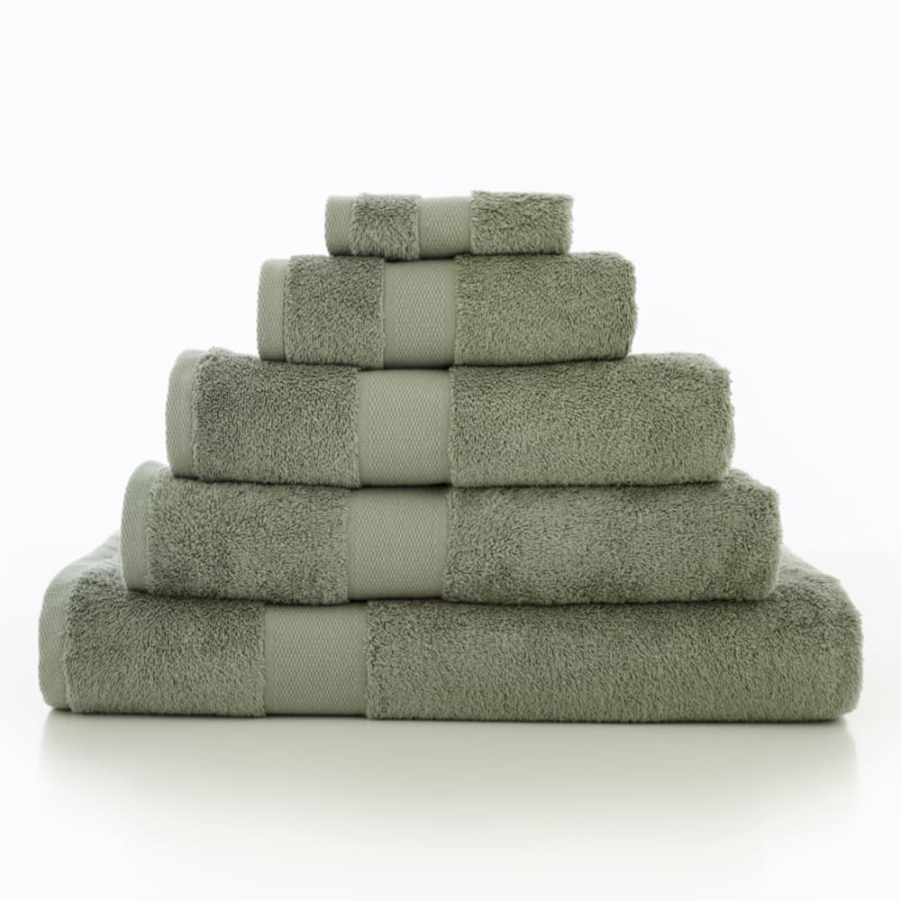 Egyptian Embrace Towels – 550gsm Egyptian Cotton, Fluffy Soft & Highly Absorbent | Bath Sheet | Sage Green