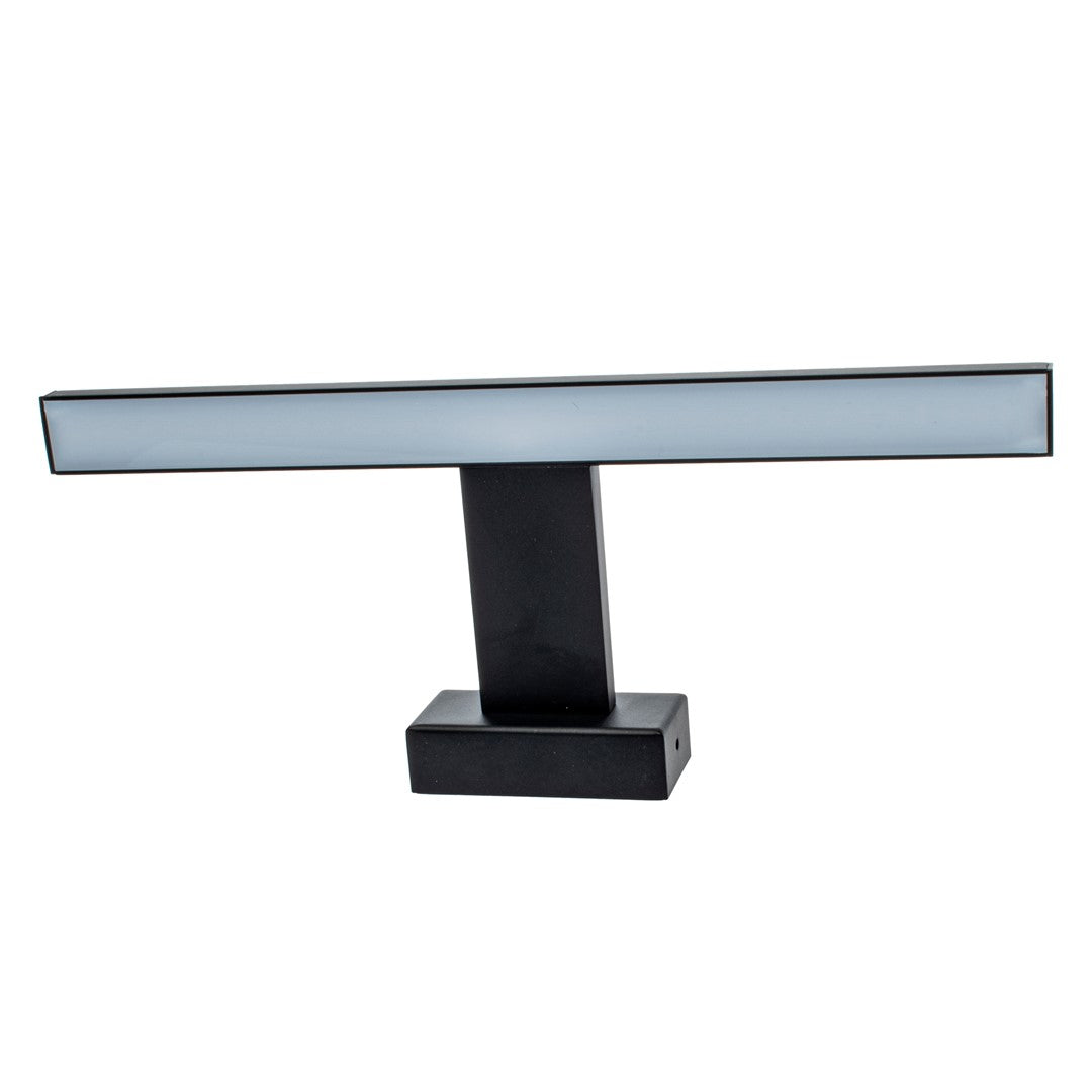 Shine Black Led 7w Wall Lamp Stylish Matt Black Light With Ip44 Rating Perfect For Mounting Abobe A Bathroom Mirror