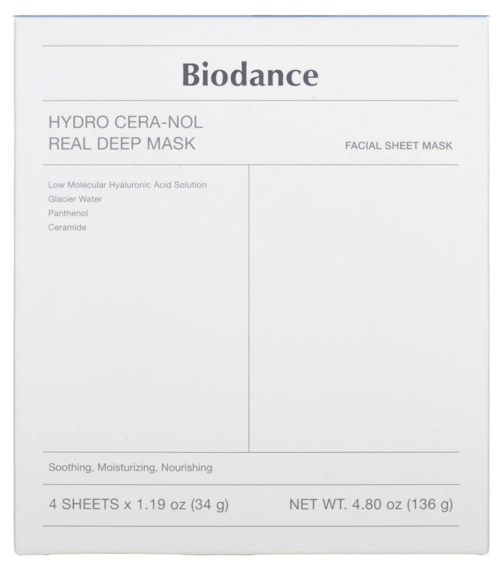 Hydro Cera-nol Real Deep Mask Sheet