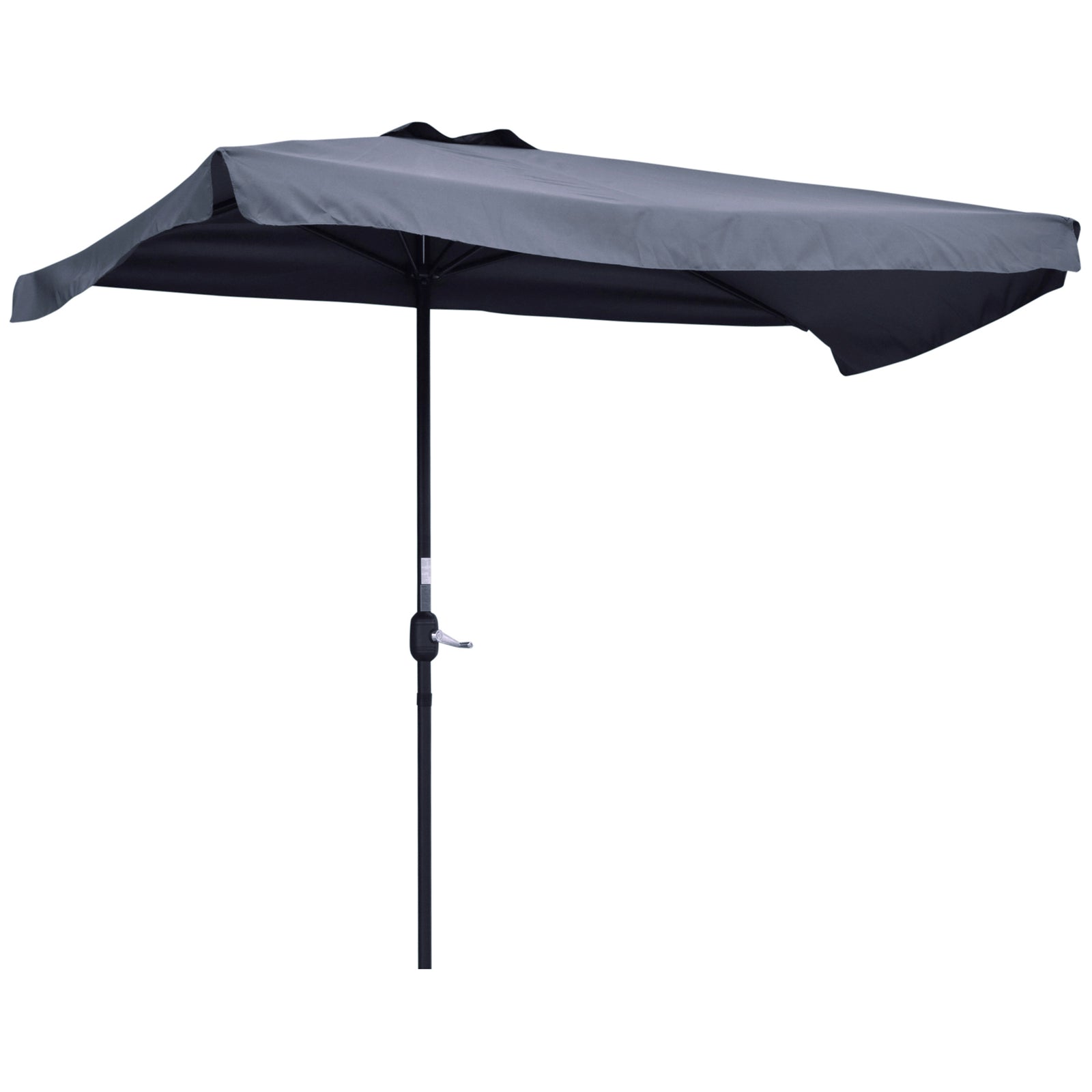 2.3m Half Round Parasol Balcony W/ Crank