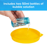69 Hole Bubble Gun - Fun For Kids - Outdoor Toys For Boys & Girls - Shoots 100+ Bubbles A Minute - Built In Leds - Durable & Lightweight - Rechargeable - Includes 2x 50ml Solution