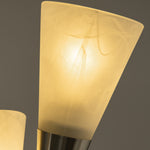 Modern Upright Floor Lamp With 3 Light Steel Base