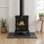 Black Cast Iron Wood Burning Stove Pipe | Large