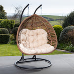 Henley Double Swing Egg Pod Chair | Cream