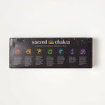 HOMESCAPES Chakra Essential Oils Gift Set With Mango Wood Case