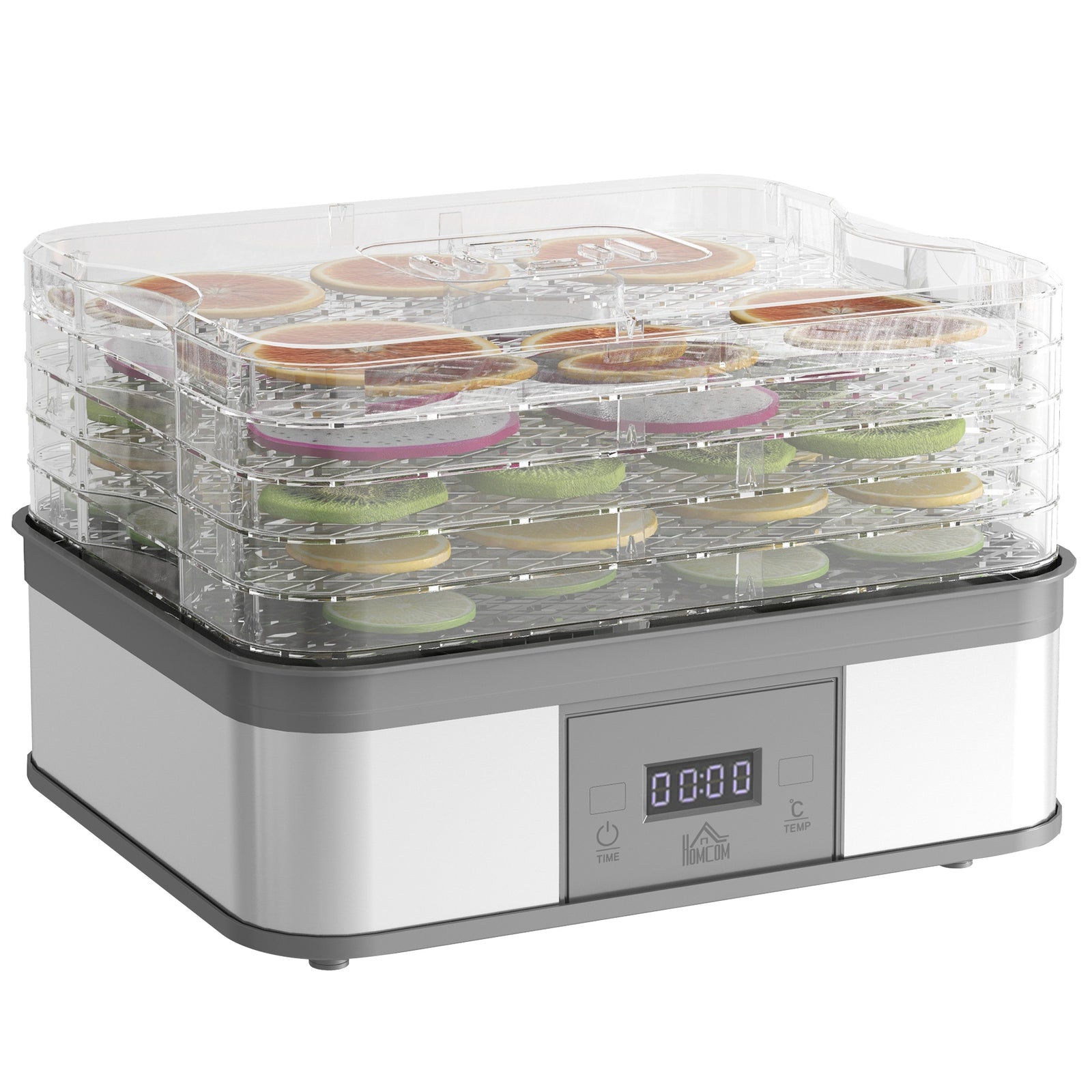 5 Tier Food Dehydrator 245w For Drying Fruit Meat Vegetable | One Size