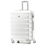 25" Medium Suitcase Check-in Hold Luggage Hard Shell 4 Wheels Tsa Lock | Medium | White