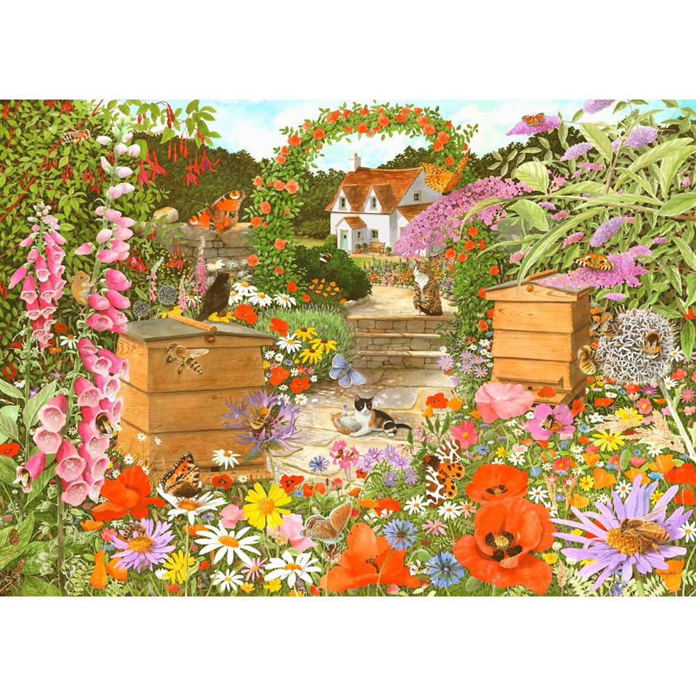 Bee Happy - 1000 Piece Jigsaw Puzzle For Adults