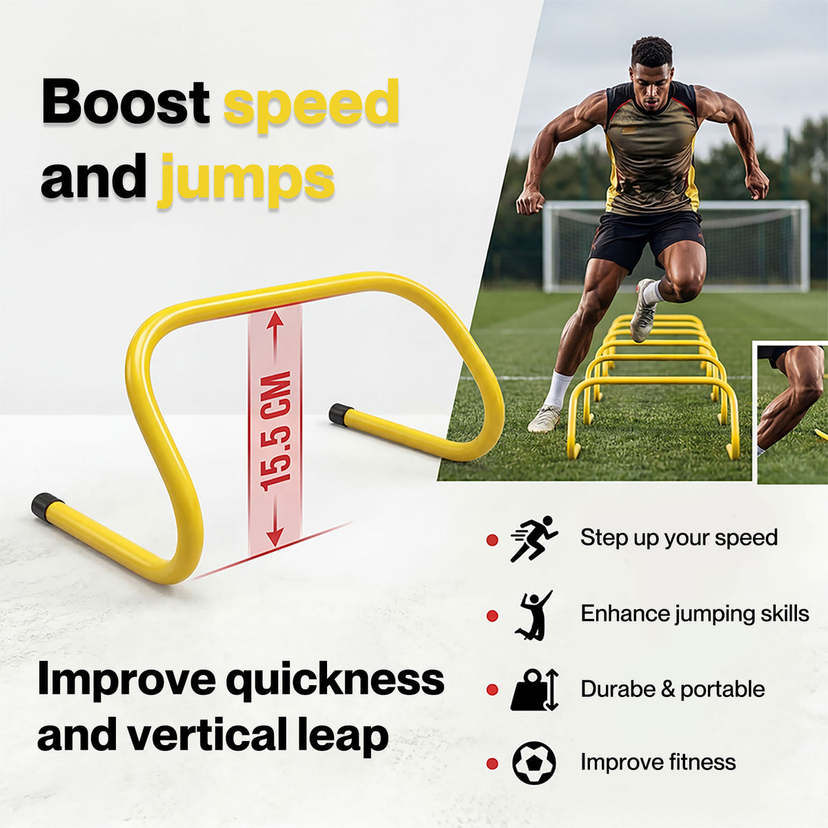 Centra Football Training Equipment Agility Ladder Training Kit Speed Cones