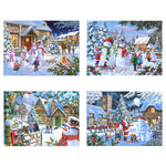 Let It Snow Jigsaw - 4 X 500 Piece Jigsaw Puzzles Multi Pack - For Adults