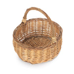 Wicker Two Tone Mini Shopper Basket