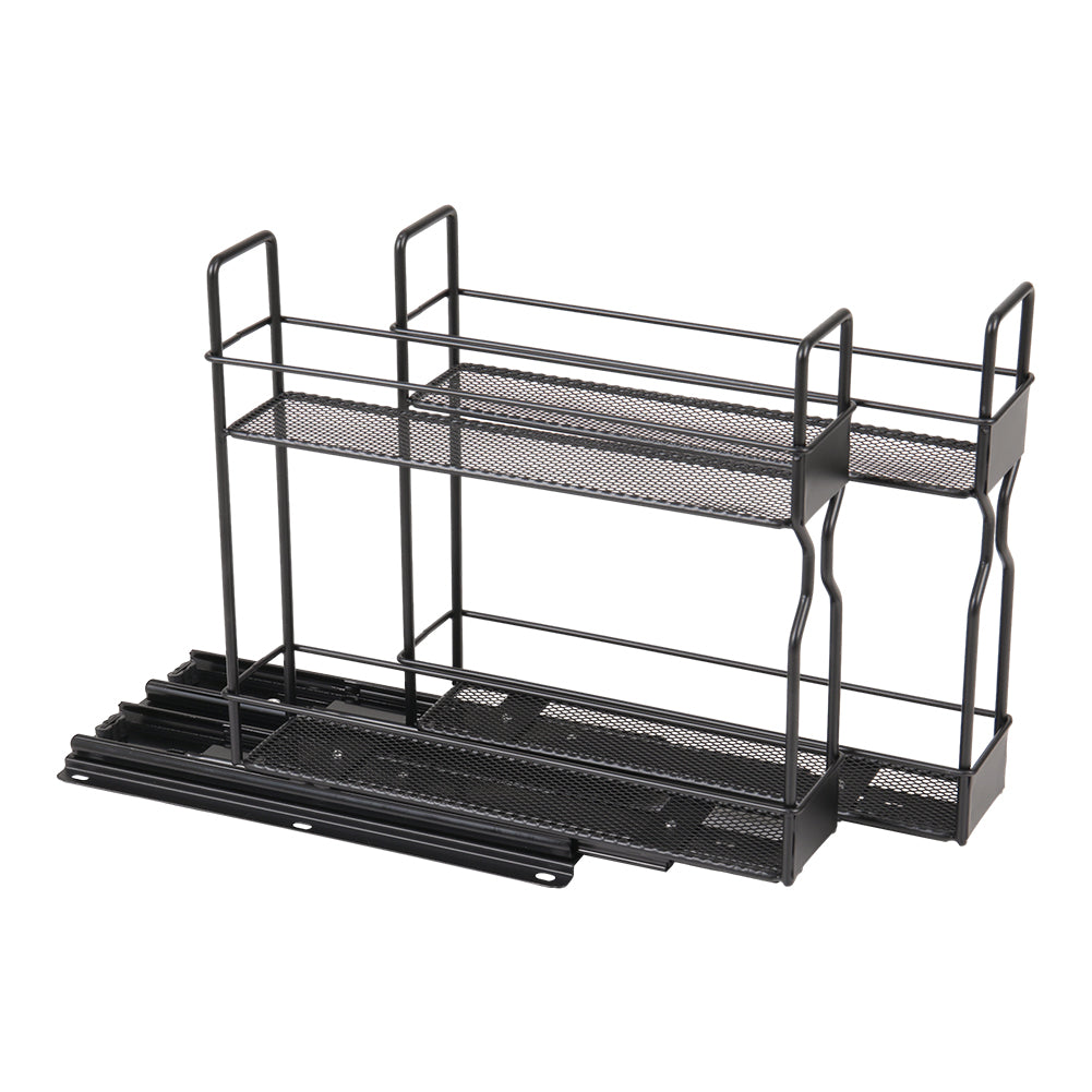 Slide-out Metal Spice Rack For Cabinet