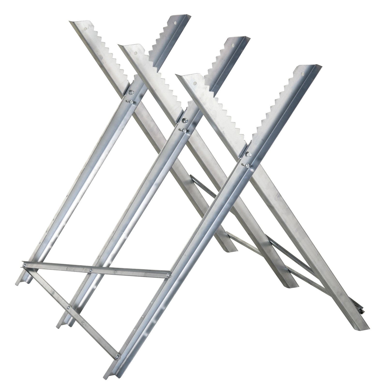 Saw Horse Steel Support Heavy Duty Foldable Design