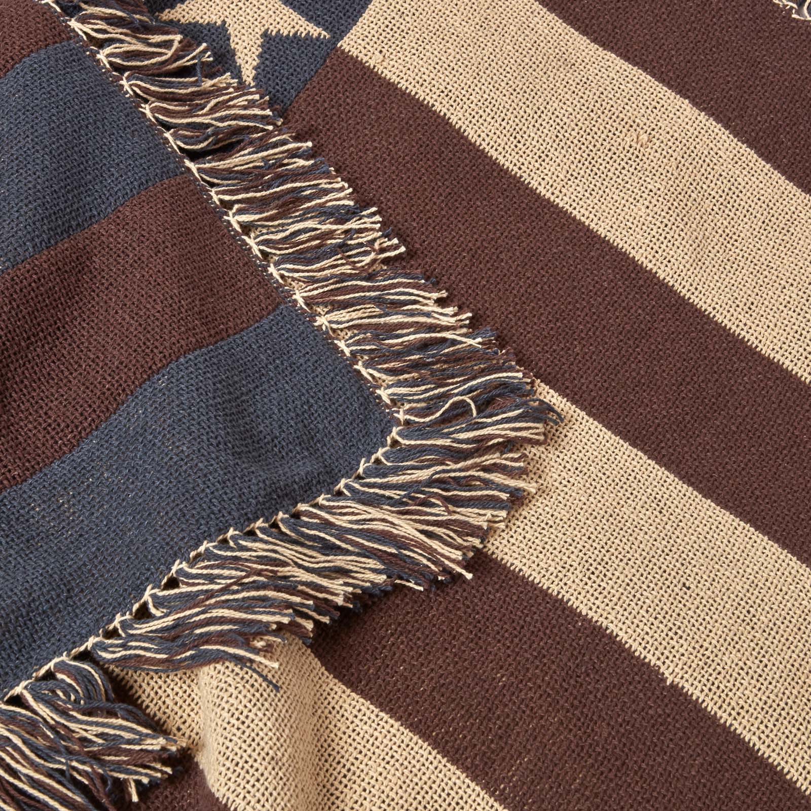 HOMESCAPES Cotton Usa Flag Throw