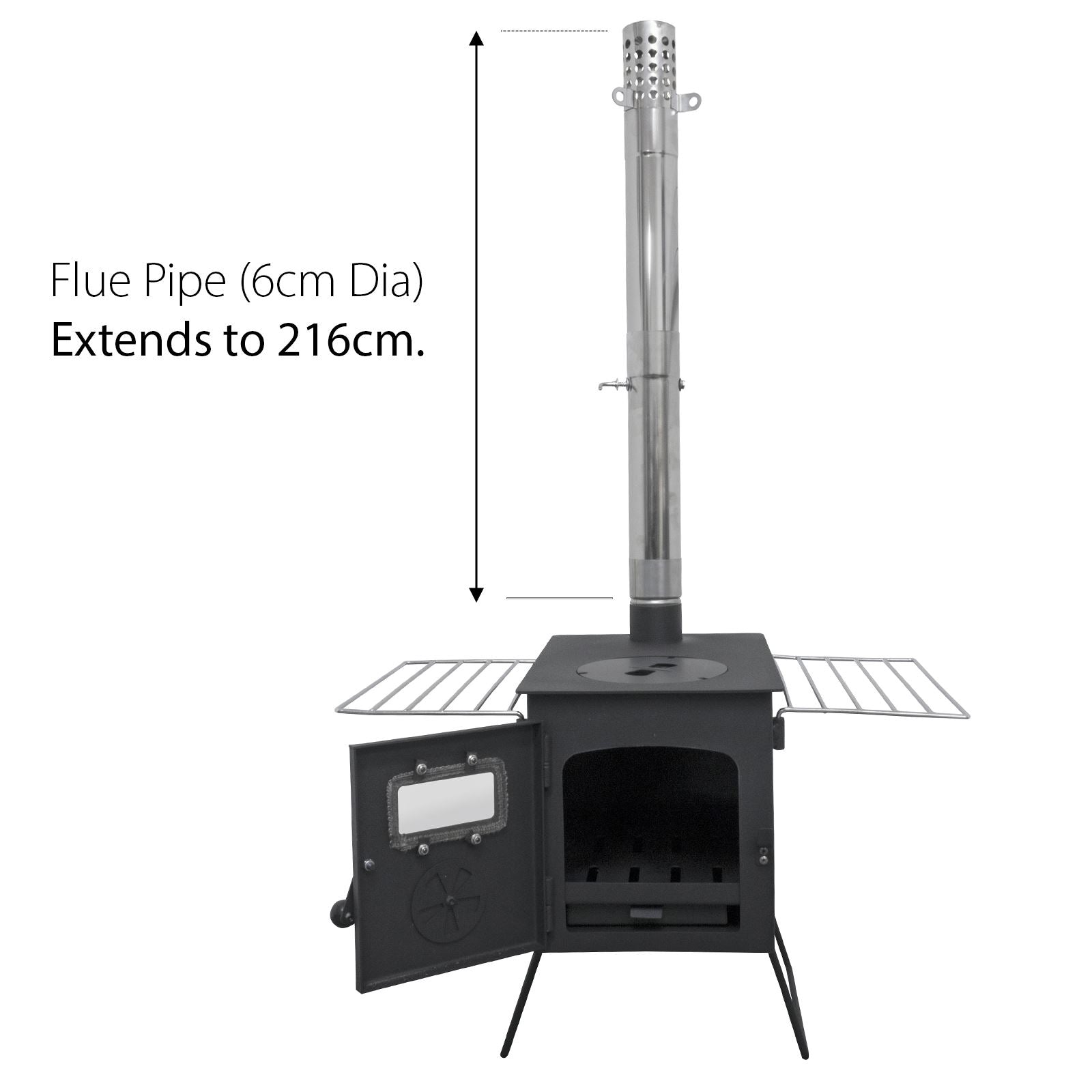 Pandora Portable Firebox Tent Stove | Charcoal