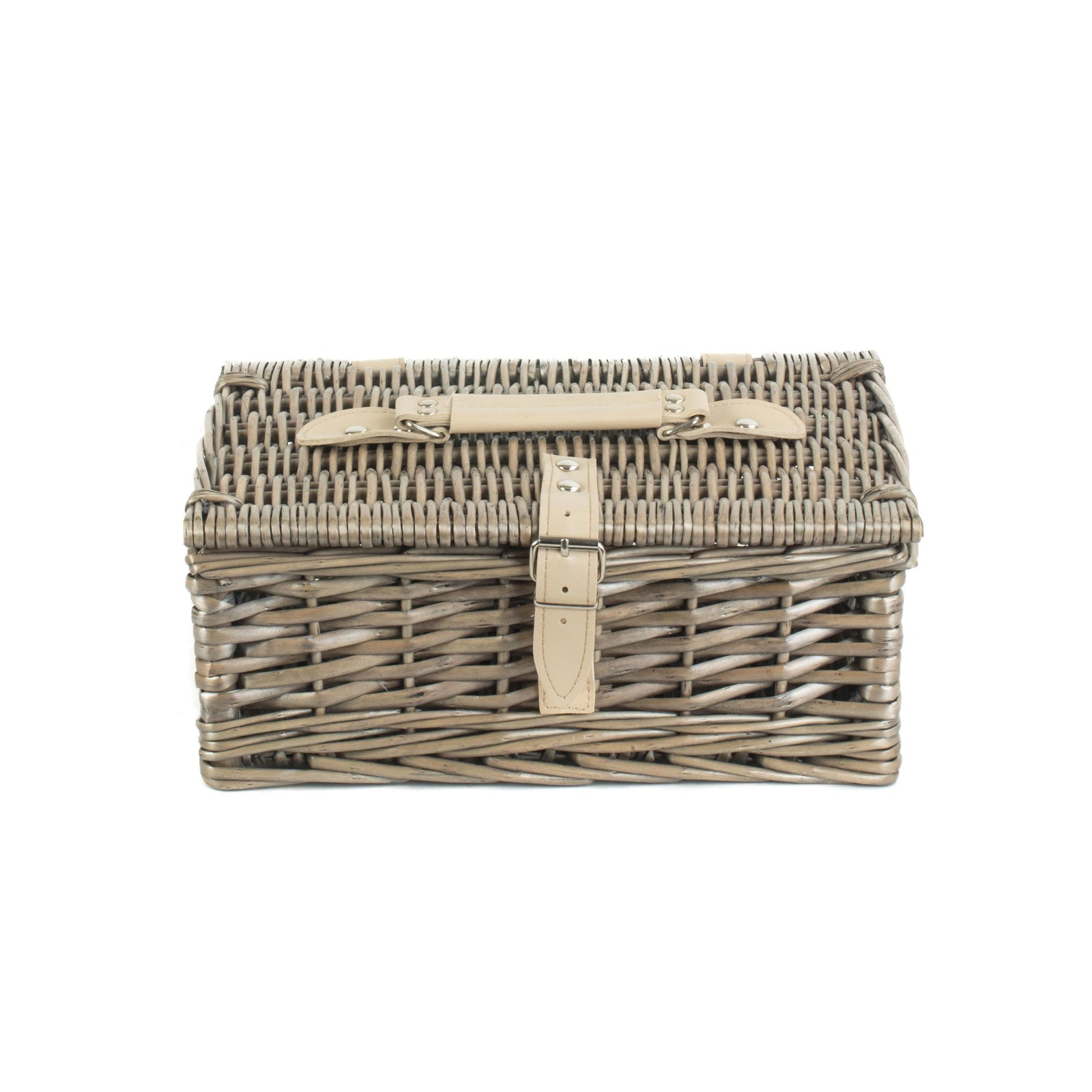 Wicker 25cm Antique Wash Split Willow Basket
