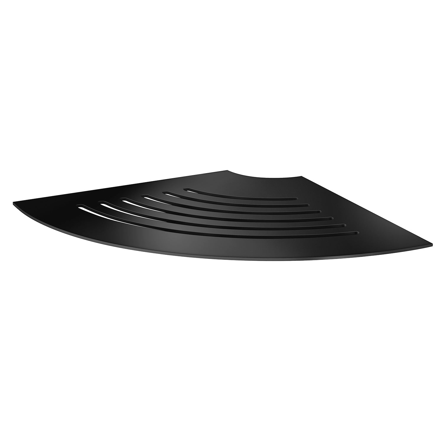 Bathroom Shower Grout Line Corner Shelf - Lines Design | Black