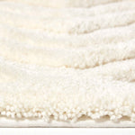 Chevron Geometric Pattern Thick Bathmat | 50 x 80cm | White
