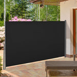 Retractable Sun Side Awning Screen | Small | Black
