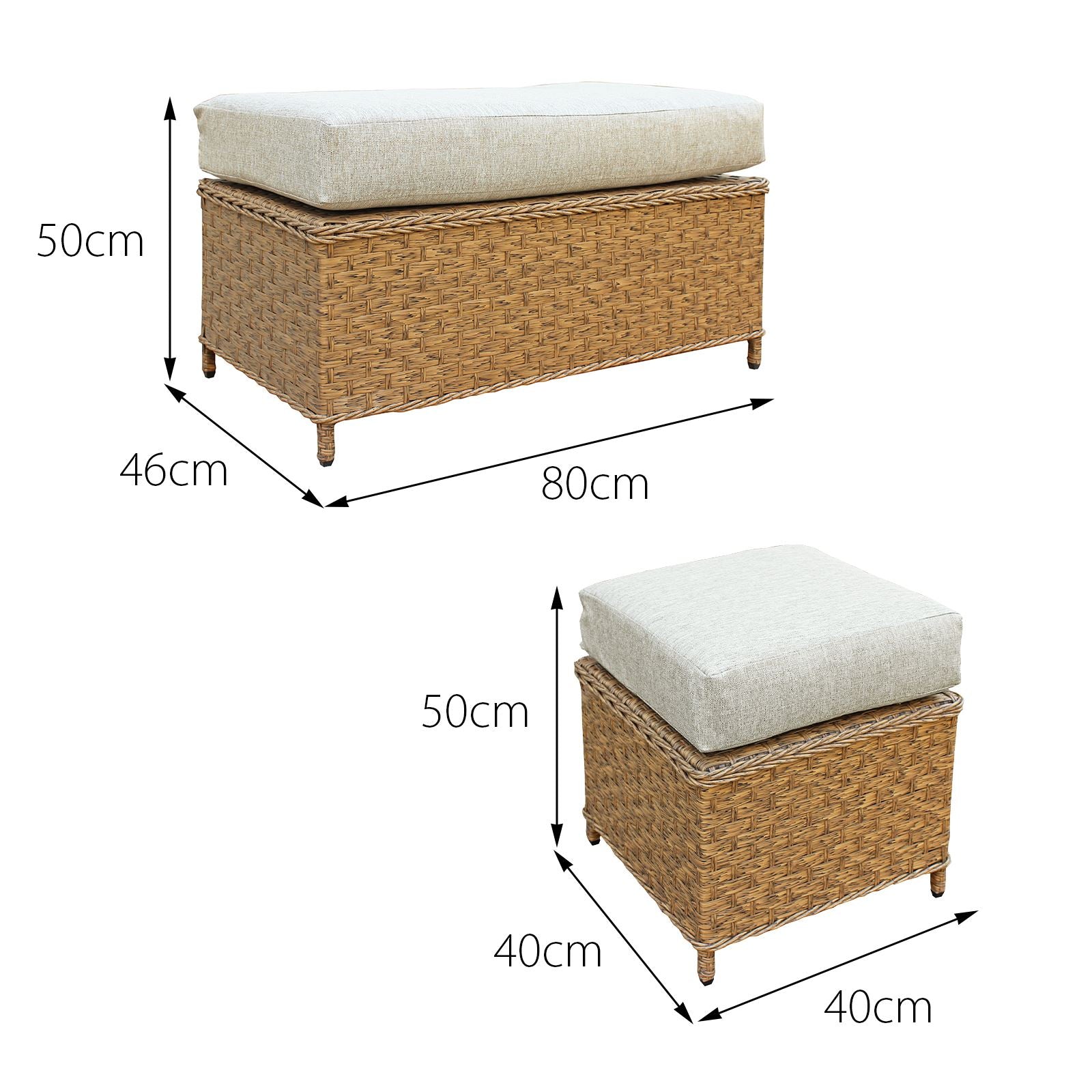 Buxton Rattan 9 Seat Rising Firepit Corner Set | Mixed Brown