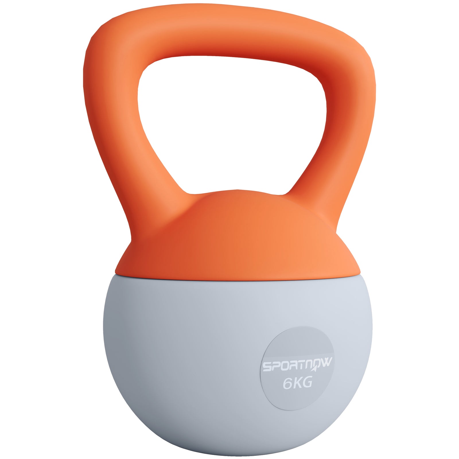 Soft Kettlebell, With Non-slip Handle,for Home Gym Strength | 6kg | Orange