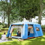 5 Man Camping Tent W/ 2 Bedroom, 3000mm Waterproof