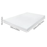 Lavio 4 Inch Mattress Topper King Cooling Memory Foam Pressure Relief Non Slip