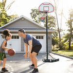 155-210cm Adjustable Basketball Stand | White