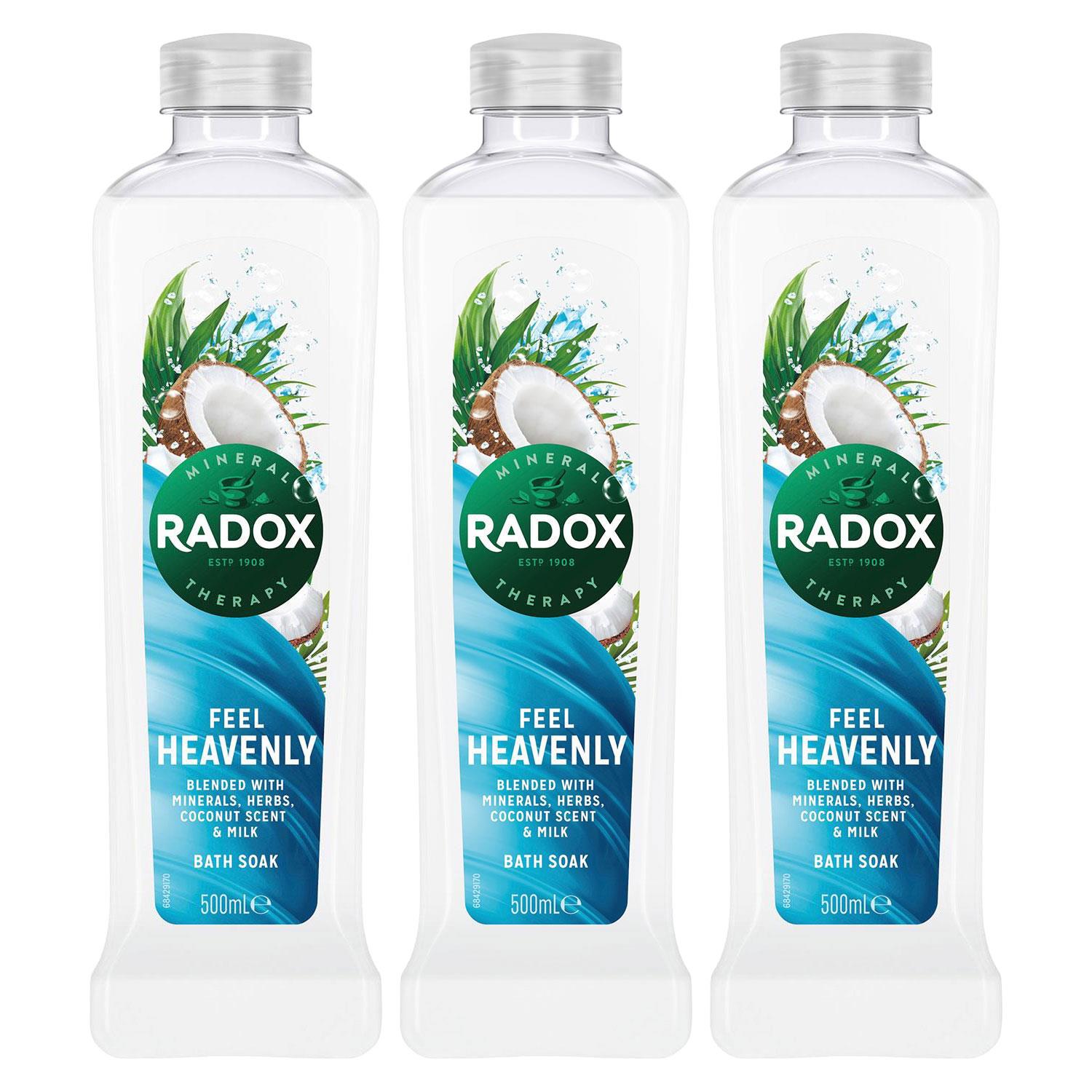 Mineral Therapy Bath Soak Feel Heavenly With Minerals & Herbs 500ml, 3 Pk | 3 | Green