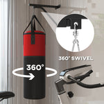 Unfilled Punching Bag Set With Boxing Gloves | Red