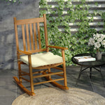 6-piece Chair Cushion Seat Pads Dining Chair Withstraps | Cream