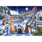 No.19 - Santa Paws - 500 Piece Jigsaw Puzzle For Adults
