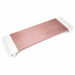 Aluminium Space Saving Desktop Organiser With 4 Usb Ports, Rose Gold
