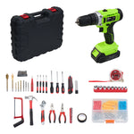 Breeins 21v Cordless Impact Drill Tool Kit 113pcs With 2 Batteries