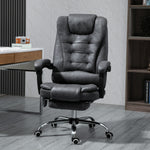 Heated Massage Office Chair 6 Vibration | Dark Gray