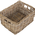 Rattan Rectangular Grey Rattan Storage Baskets | Large | Gray