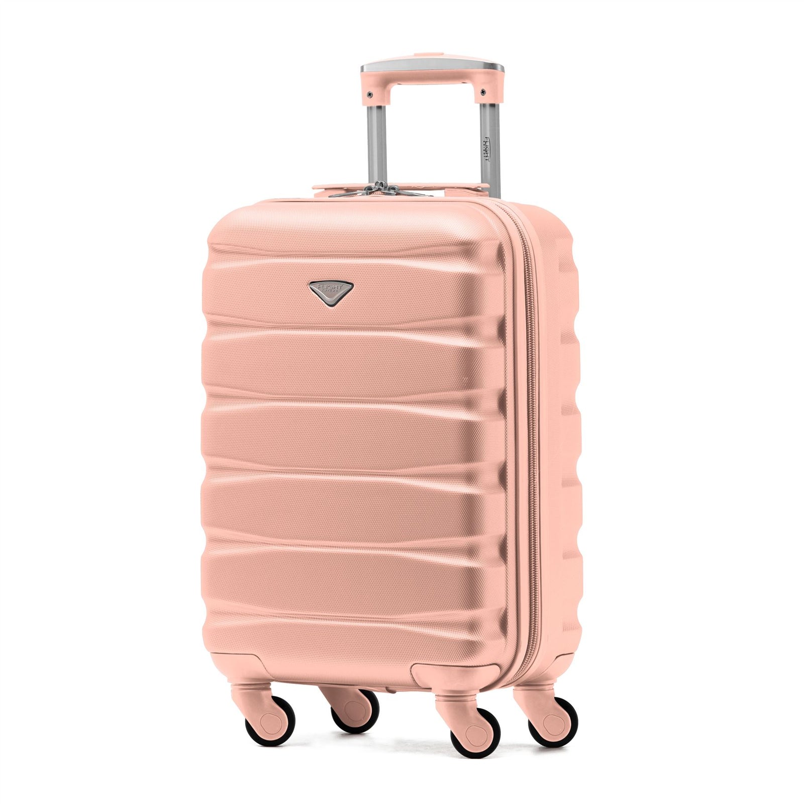 55x35x20cm Cabin Carry On Suitcase Hard Shell Overhead Luggage 100+ Airlines Approved | Cabin | Rose