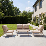 Sorella 4 Seat Patio Conversation Set | Beige