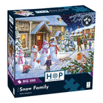 Snow Family Jigsaw - Big 250 Piece Jigsaw Puzzle For Adults & Kids, With Extra Large Pieces