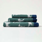 Dog Pattern 100% Cotton Hand Towel | Hand Towel | Green