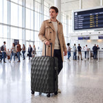 Suitcase, Hard Shell Carry On Luggage With Tsa Lock | 98l | Black