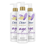 Body Love Age Embrace Body Cleanser With Peptide Serum & Glycerin, 3x517ml
