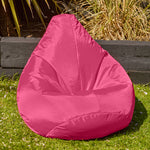 Kids High Back Bean Bag Chair | Pink