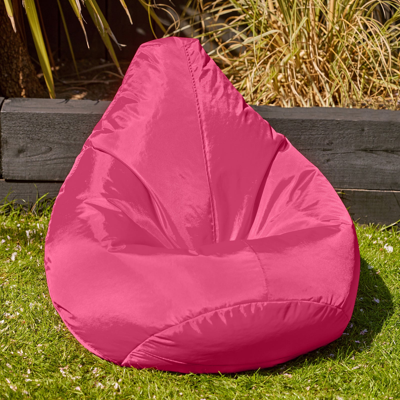Kids High Back Bean Bag Chair | Pink
