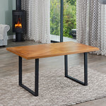 Campora 160cm Wooden Veneer Table