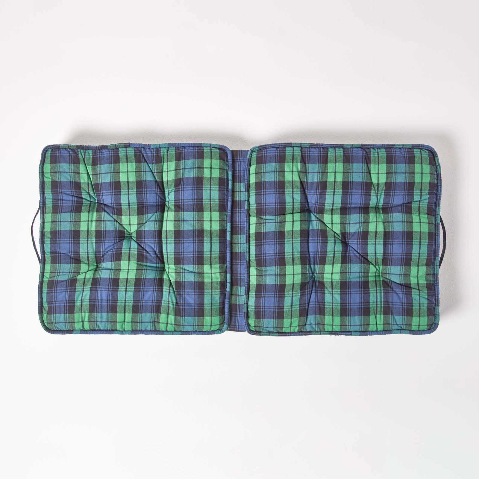 Travel Support Booster Cushion | 50cm x 50cm | Blackwatch