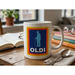 Dyzi Oldi Funny Old Man Quote Ceramic Coffee Mug White